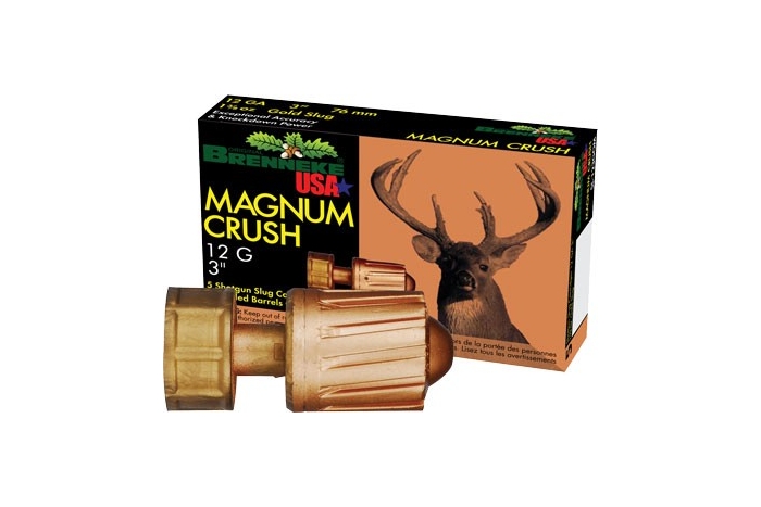 BRENNEKE USA MAGNUM CRUSH 12GA - 3" 1-1/2OZ SLUG 5RD 50BX/CS