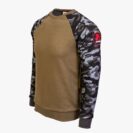 Arsenal Small Khaki / Black Camo Cotton-Poly Standard Fit Pullover Sweater - Image 2