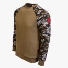 Arsenal X-Large Khaki / Camo Series Utility Cotton-Poly Standard Fit Pullover Sweater - Image 2