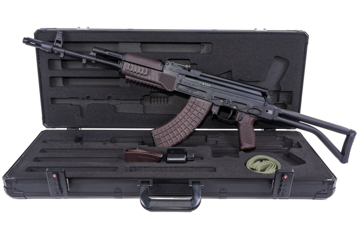 Arsenal SAM7SF 7.62x39mm Semi-Auto Rifle with Plum Furniture & AR-M5F Rail System Plum 30rd Mag