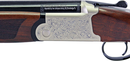 Alternative view of IVER JOHNSON 600LW O/U 28GA - 28"VR SILVER BLACK WALNUT